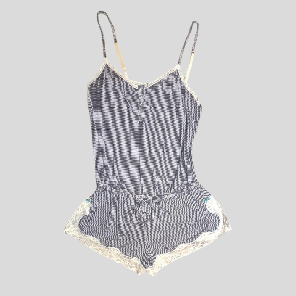 Victoria's Secret Stripped Sleep Lounge Romper!